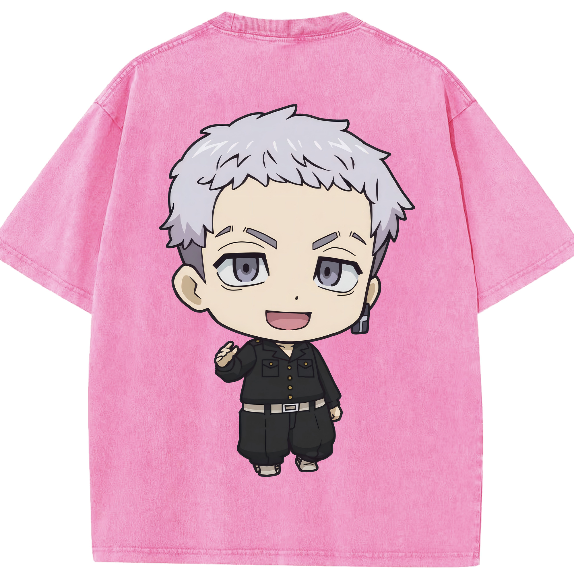 （画像用） 東京リベンジャーズ Tokyo Revengers 綿100% ヴィンテージ風 半袖Tシャツ（背面プリント）